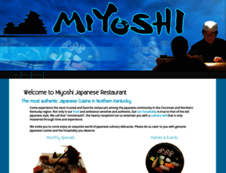 miyoshirestaurant.com screenshot