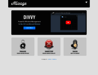 mizage.com screenshot