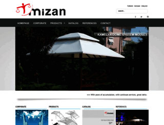 mizandisticaret.com screenshot