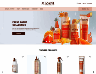 mizani.com screenshot