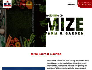 mizefarmandgarden.com screenshot