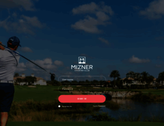 miznercountryclub.org screenshot