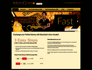 mizugold.com screenshot