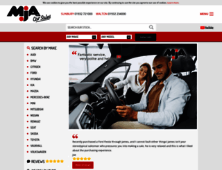 mja-cars.co.uk screenshot