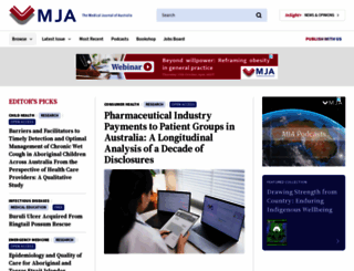 mja.com.au screenshot