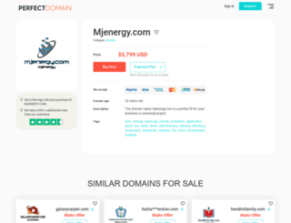 mjenergy.com screenshot