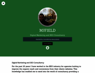 mjfield.com screenshot