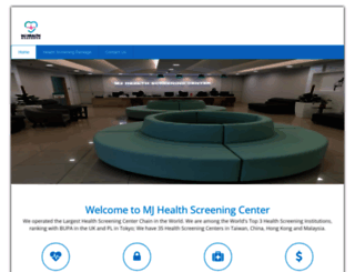 mjhealthscreeningcenter.com screenshot