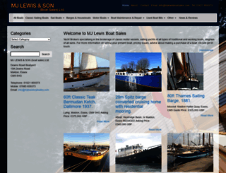 mjlewisboatsales.com screenshot