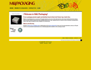 mjpackaging.co.za screenshot