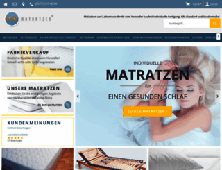 mk-matratzen.com screenshot