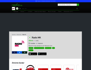 mk.radio.de screenshot
