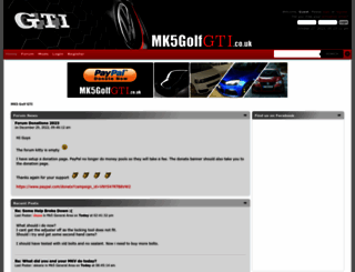 mk5golfgti.co.uk screenshot