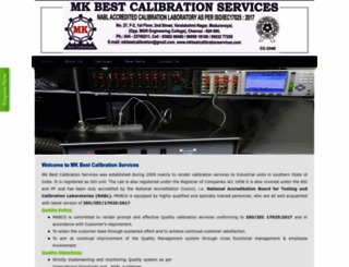 mkbestcalibrationservices.com screenshot