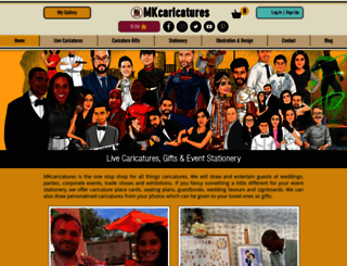 mkcaricatures.com screenshot