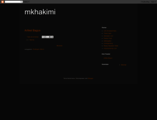 mkhakimi.blogspot.com screenshot