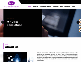 mkjainconsultant.com screenshot