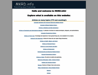 mkrd.info screenshot