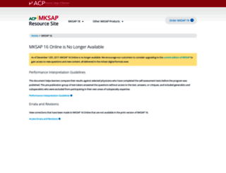 mksap16.acponline.org screenshot