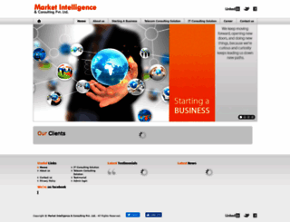 mkt-intell.com screenshot