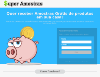 mkt.superamostras.com screenshot