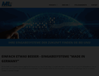 ml-eingabesysteme.de screenshot