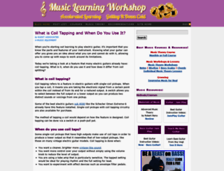 mlblog.musiclearningworkshop.com screenshot