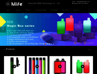 mlifevape.com screenshot