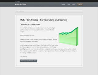 mlmarticlezone.com screenshot