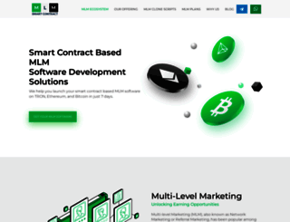 mlmsmartcontract.com screenshot