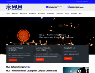 mlmsoftwarechennai.in screenshot