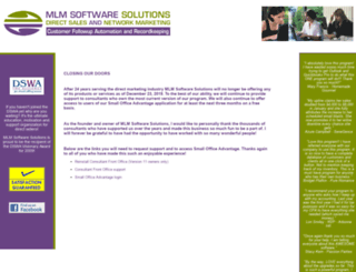 mlmsoftwaresolutions.com screenshot