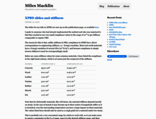 mmacklin.com screenshot