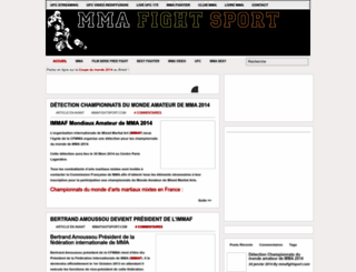 mmafightsport.com screenshot