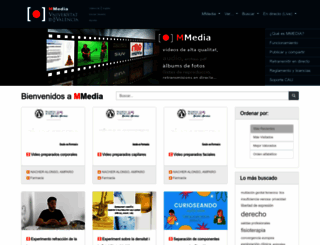 mmedia.uv.es screenshot