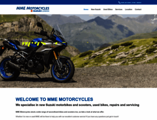mmemotorcycles.co.uk screenshot