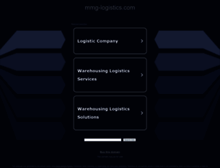 mmg-logistics.com screenshot