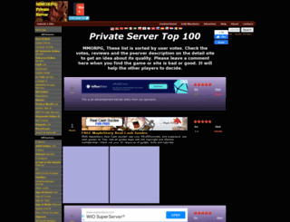 mmorpgprivateserver.com screenshot