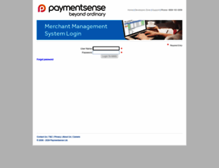 mms.paymentsensegateway.com screenshot