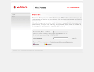 mmsaccess.vodafone.ro screenshot