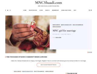 mncshaadi.com screenshot