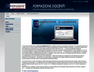 mnemosine-elearning.it screenshot