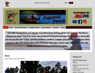 mnfishingpros.com screenshot