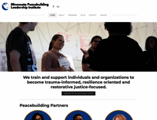 mnpeace.org screenshot