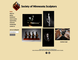 mnsculptors.com screenshot