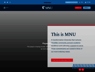 mnu.edu screenshot