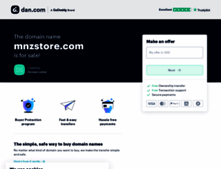 mnzstore.com screenshot