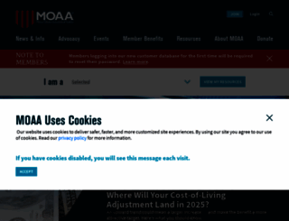 moaa.org screenshot