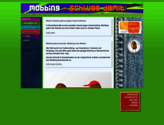 mobbing-schluss-damit.de screenshot