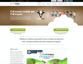 mobicow.com screenshot